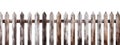 Wooden white washed rustic board wood fence gate on transparent background cutout, PNG Royalty Free Stock Photo
