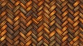 Wooden Wicker Texture Background,  Bamboo Weave Pattern Royalty Free Stock Photo