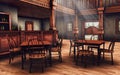 Wooden Wild West saloon Royalty Free Stock Photo