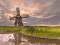 Wooden windmill