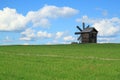 Wooden windmill on Kizhi island