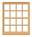 Wooden Window Illustration