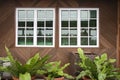 Wooden Windows Royalty Free Stock Photo