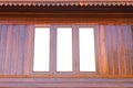 Wooden windows Royalty Free Stock Photo