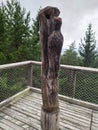 Wooden Woodpecker. Royalty Free Stock Photo