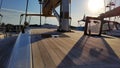 Yacht deck