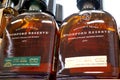 Woodford Reserve bottles Royalty Free Stock Photo