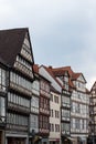 Woodframe houses in downown Hannover, Germany