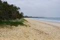 Woodgate Beach shoreline Burrum Queensland Royalty Free Stock Photo