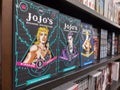 Woodinville, WA USA - circa February 2022: Angled view of a collection of Jojo`s Bizarre Adventure manga inside of a Barnes and Royalty Free Stock Photo