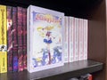 Woodinville, WA USA - circa November 2022: Close up selective focus on Sailor Moon manga for sale inside a Barnes and Noble store