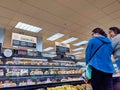 Customers shopping at the deli department in a Haggen Northwest Fresh grocery store