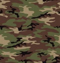 Woodland army camouflage seamless pattern