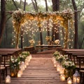 Woodland Bliss: A Rustic Outdoor Wedding