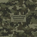 Woodland camouflage background. Seamless pattern