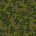 Woodland Camouflage. Seamless Tileable Texture.