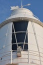 Woodman Point Lighthouse: Closeup of Lantern Room Royalty Free Stock Photo