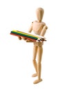 Woodmodel pencil Royalty Free Stock Photo