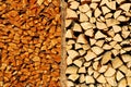 Woodpile Royalty Free Stock Photo