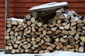 Woodpile Royalty Free Stock Photo