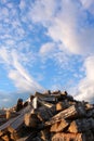 Woodpile sky