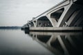 The Woodrow Wilson Bridge, over the Potomac River, seen from Ale Royalty Free Stock Photo