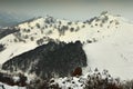 Trascau mountains in winter Royalty Free Stock Photo