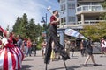 Canada Day celebrations parade at Whistler Village