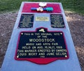 Woodstock Festival Site Marker