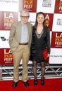 Woody Allen and Soon-Yi Previn Royalty Free Stock Photo