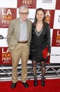 Woody Allen and Soon-Yi Previn Royalty Free Stock Photo