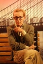 Woody Allen Wax Figure Royalty Free Stock Photo