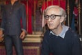 Woody Allen wax figure Royalty Free Stock Photo