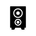 Woofer glyph flat icon