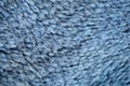 Wool background. Detail of artificial fur, blue sheepskin rug background Royalty Free Stock Photo