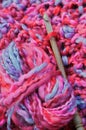 Wool ball and crochet hook