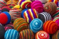 Wool Balls Handicraft, Otavalo Market, Ecuador