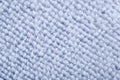 Wool blue fabric texture.Full frame details of loop pile blue carpet texture background. Royalty Free Stock Photo