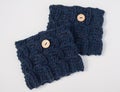 Wool boot cuffs fashion accessory