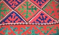 wool carpet , Kazakh pattern Royalty Free Stock Photo