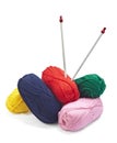 Wool knitting needlecraft