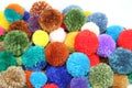 Wool pompoms