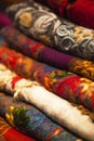 Wool scarfs Royalty Free Stock Photo