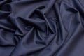 Wool stripes. Dark-blue colour. Texture, background, pattern. Royalty Free Stock Photo