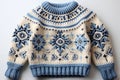 Wool sweater, traditional at Christmas parties.
