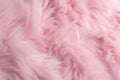 Wool texture pink fur. Generate Ai Royalty Free Stock Photo