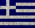 Wool Textured Flag - Greece