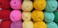 Wool yarn balls Royalty Free Stock Photo