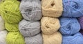 Wool yarn balls Royalty Free Stock Photo