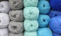 Wool yarn balls Royalty Free Stock Photo